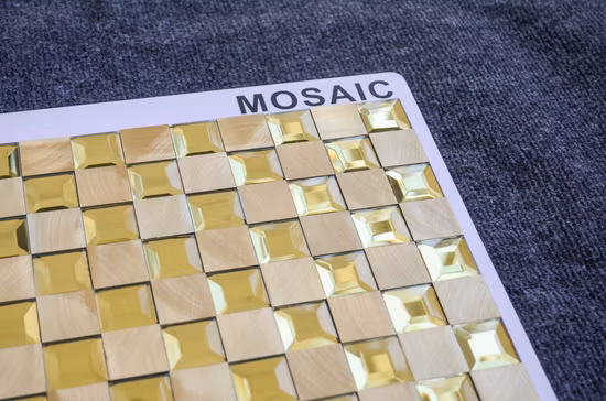 공장 최고의 가격 금속 유리 혼합 금속 모자이크 타일